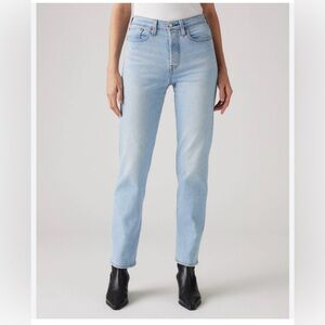 Levi's Light Blue Straight Leg Jeans